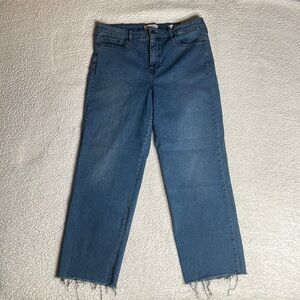 Social Standard By Sanctuary High Rise Crop Straight Size 14 Comfy Stretch